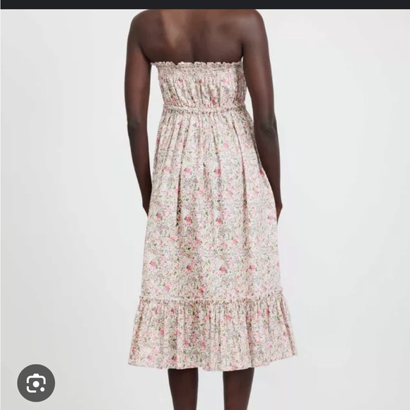 Batsheva x Laura Ashley Bronwyn Strapless dress - Picture 2 of 5